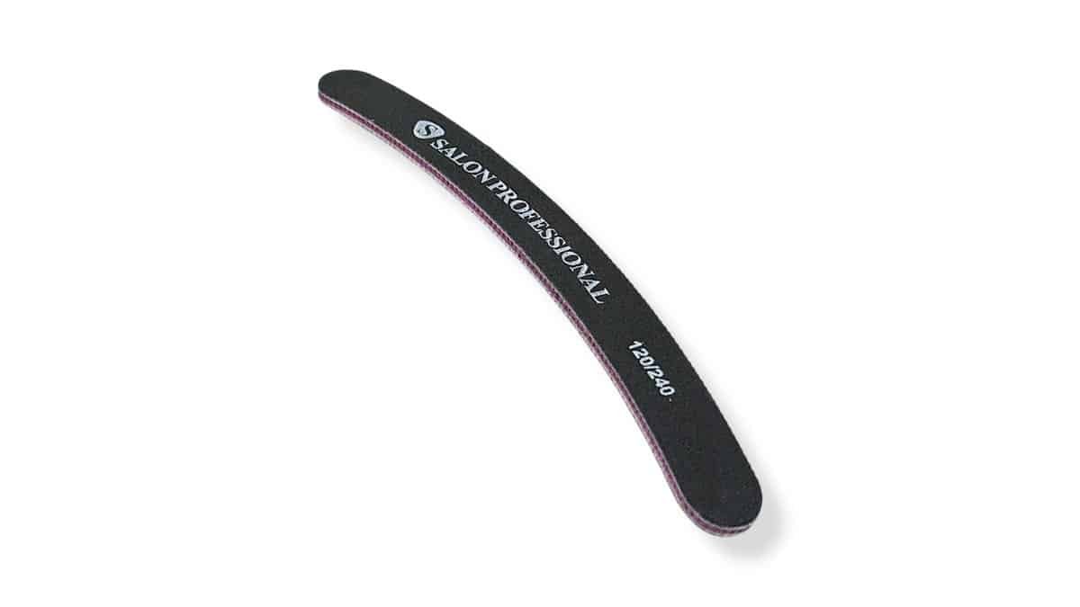 Λίμα Νυχιών Μπανάνα Διπλής Όψης 120/240 Grit 18 cm