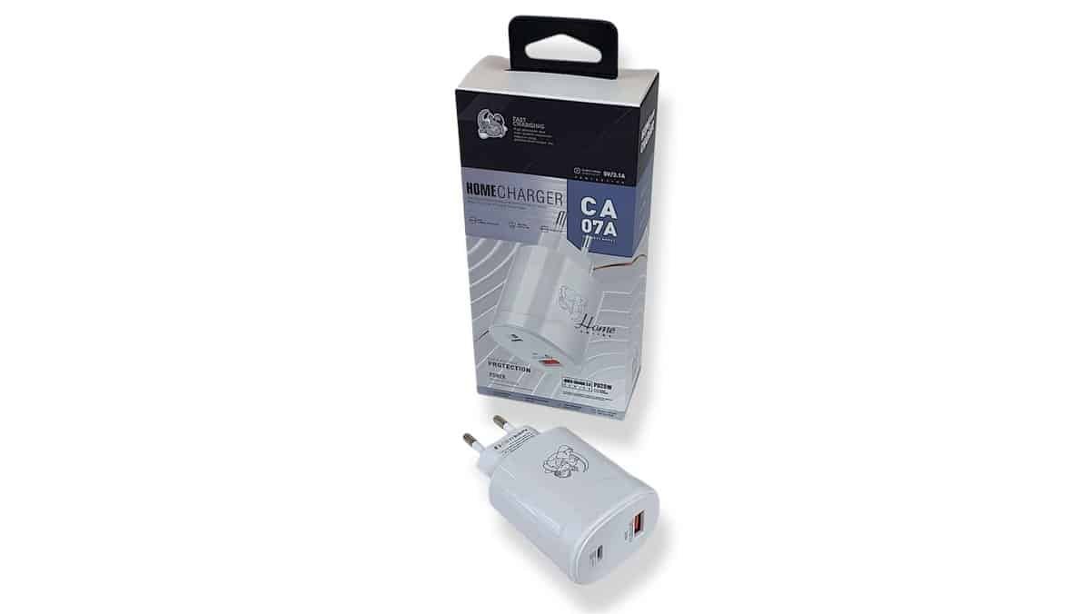 HomeSeries Φορτιστής 20W  με Θύρες USB 3.0 & PD20w