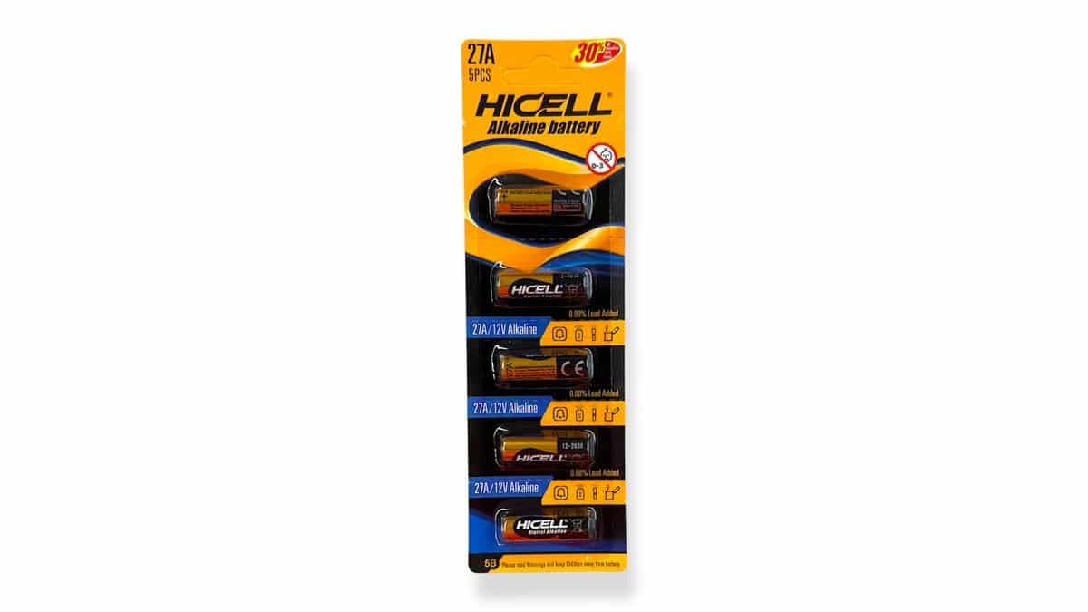 HICELL Αλκαλική Μπαταρία 27A 12Volt  1τμχ.