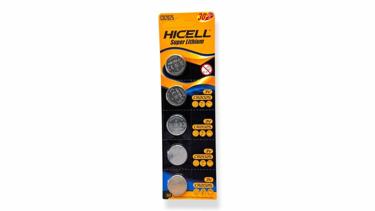 HICELL Μπαταρία Λιθίου CR2025 3Volt  1τμχ.