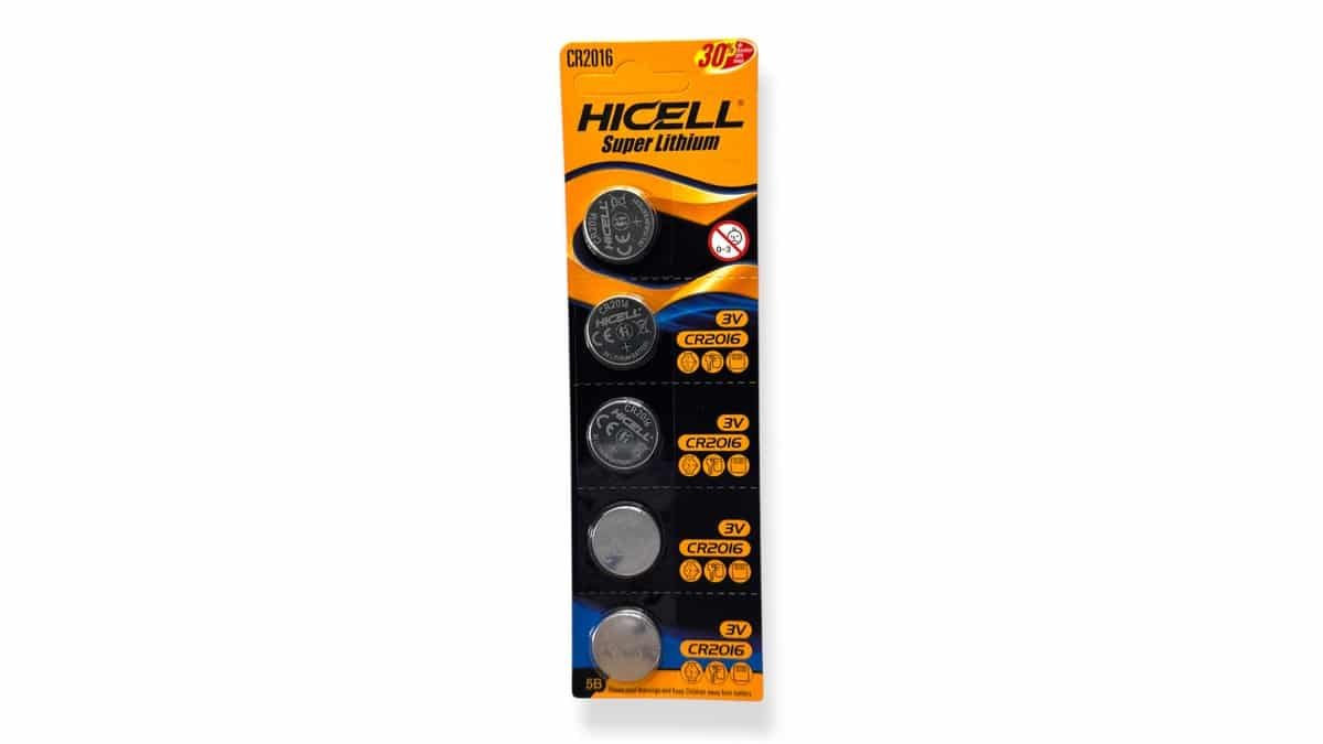 HICELL Μπαταρία Λιθίου CR2016 3Volt  1τμχ.