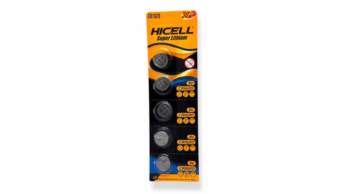 HICELL Μπαταρία Λιθίου CR1620 3Volt  1τμχ.